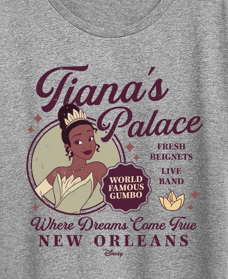 Hybrid Apparel Plus Disney Princess Tianas Palace Short-Sleeve Graphic T-Shirt