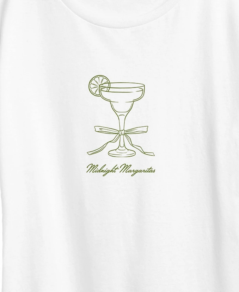 Hybrid Apparel Plus Instant Message Midnight Margaritas Short-Sleeve Graphic T-Shirt