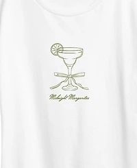 Hybrid Apparel Plus Instant Message Midnight Margaritas Short-Sleeve Graphic T-Shirt
