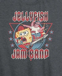 Hybrid Apparel Plus Size SpongeBob Square Pants Jellyfish Jam Band Racerback Graphic Tank Top