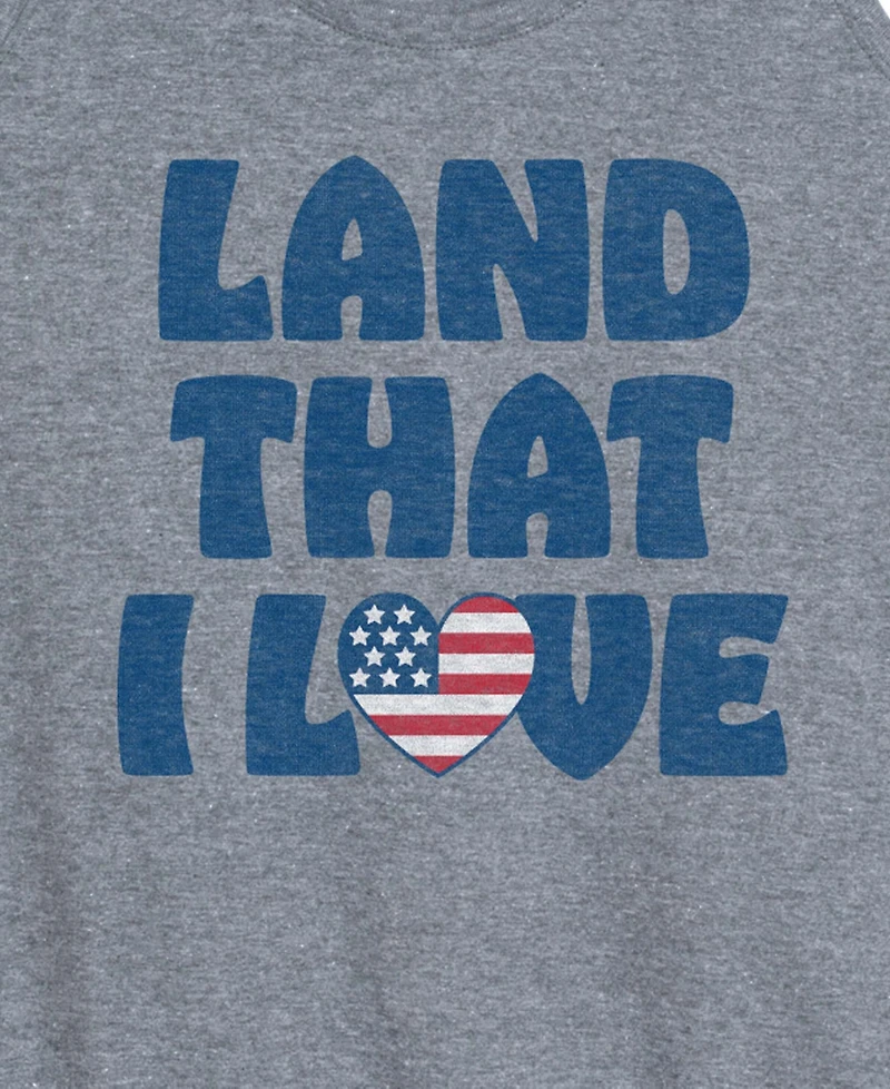 Hybrid Apparel Plus Instant Message Land that Love Racerback Graphic Tank Top