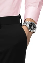 Tissot Men's Round Silver Stainless Steel Watch 42mm