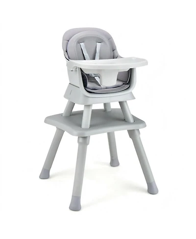 Gouun Baby 8-in-1 Convertible High Chair with Removable Tray