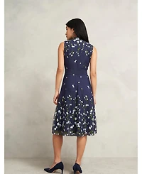 Hobbs London Women's Aria Embroidered Dress