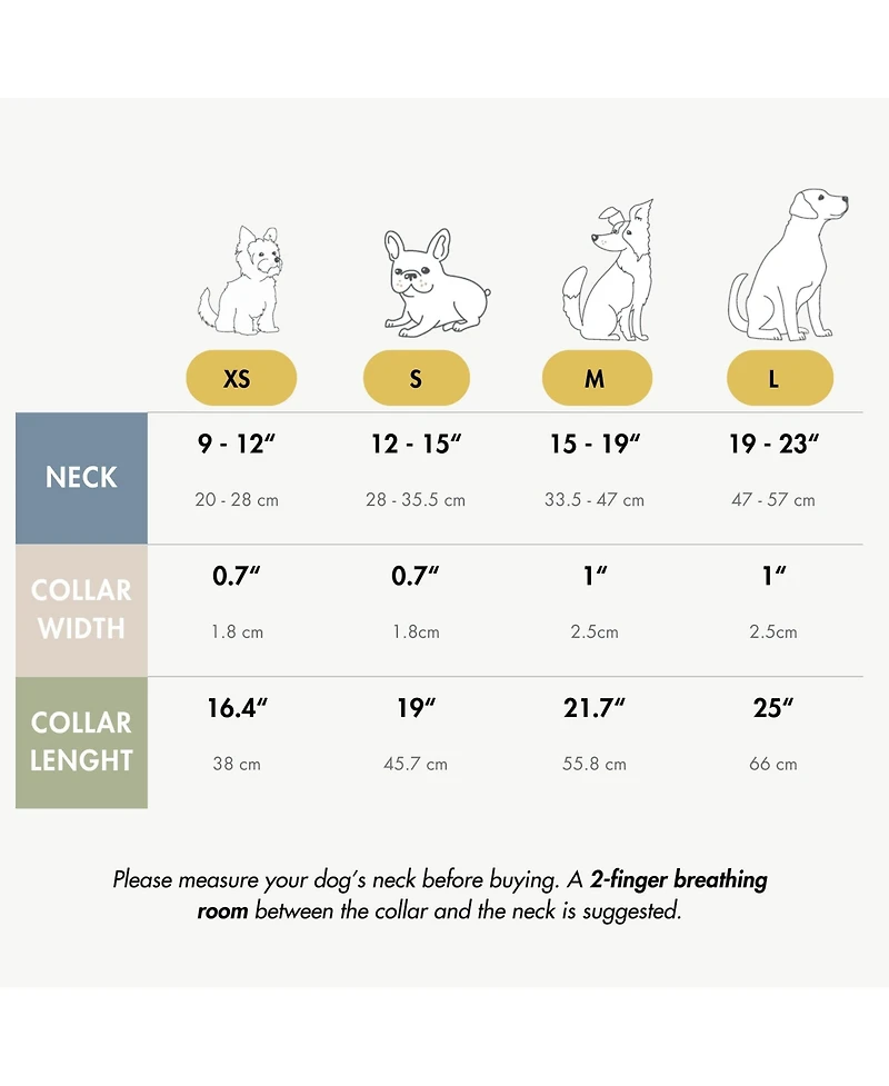 Pet Dog Collar - Nina Woof