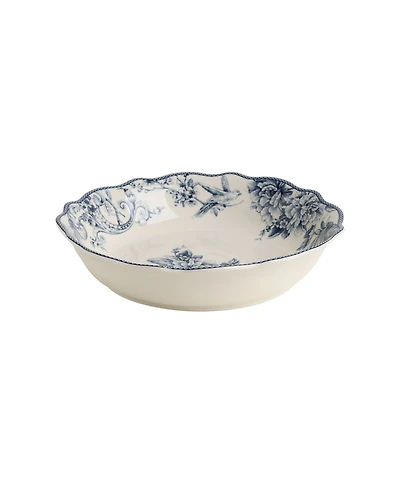 222 Fifth Adelaide Blue Pasta Serving Bowl, 12.6"