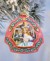 G.DeBrekht Hand Painted Nutcracker Scenic Ornament