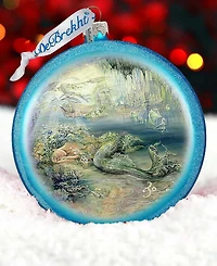 G.DeBrekht Mer Angel Glass Ornament Holiday Splendor