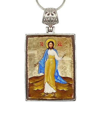 G.DeBrekht Jesus Religious Holiday Jewelry Necklace Monastery Icons