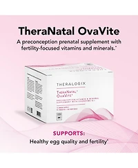 Theralogix TheraNatal OvaVite Preconception Vitamins -13-Week Supply - Prenatal Vitamins and Fertility Supplement for Women with CoQ10