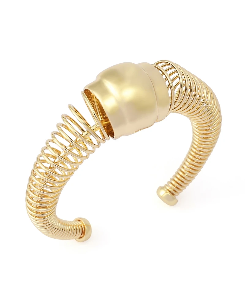 Robert Lee Morris Soho Gold Coiled Cuff Bracelet