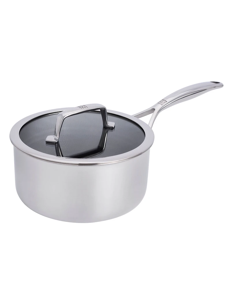 Zwilling Peak Stainless Steel 10-Pc. Dual Performance Ceramic Cookware Set