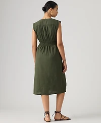 Levi's Women's Beatrice Button-Front Midi Dress