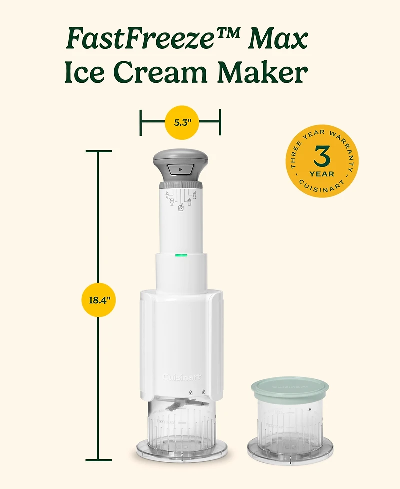 Cuisinart FastFreeze 12" Max Ice Cream Maker