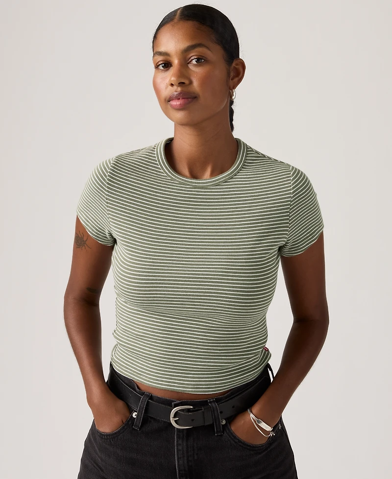 Levi's Women's Short-Sleeve Cropped Top