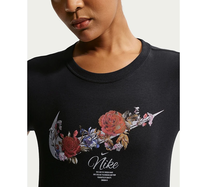 Nike Women's Sportswear Chill Knit Slim Cropped T-Shirt