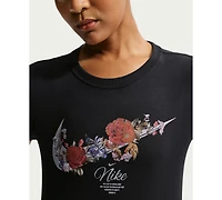 Nike Women's Sportswear Chill Knit Slim Cropped T-Shirt