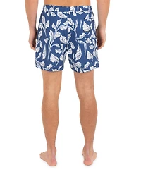 Hurley Men's Regular-Fit Floral Print Swim Shorts