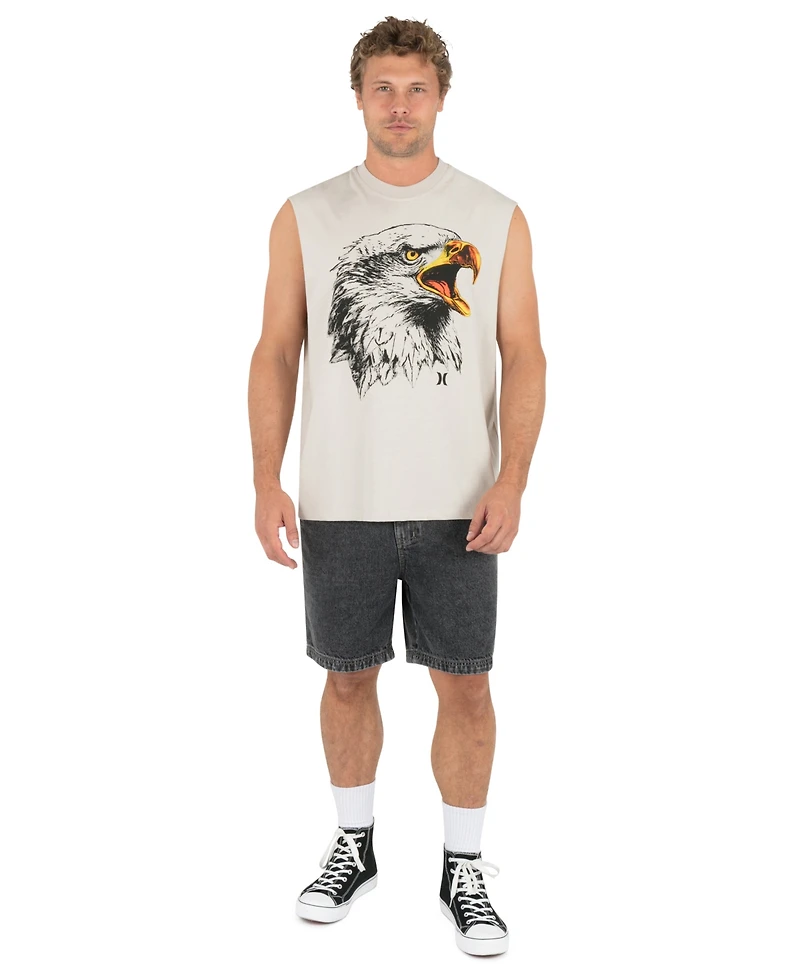 Hurley Men's Crewneck Muscle T-Shirt