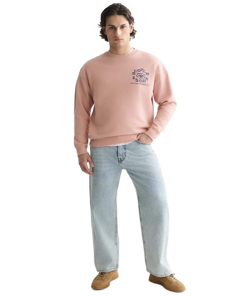 Scotch & Soda Men's Artwork Relaxed-Fit Sweatshirt