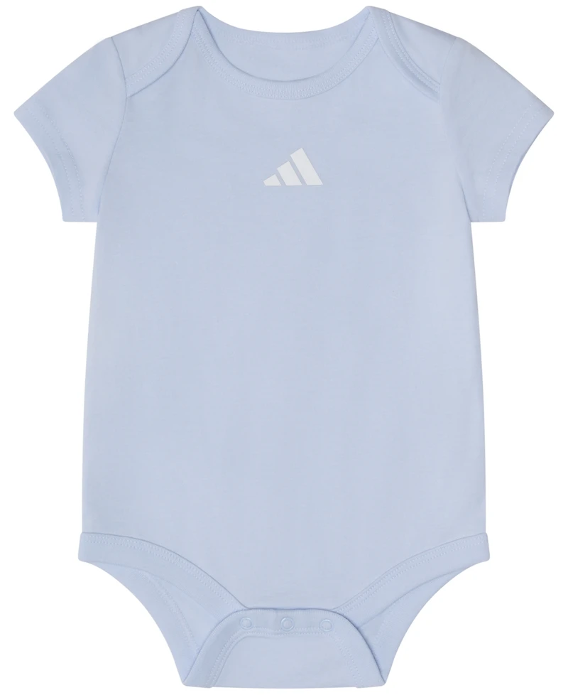 adidas Baby Boys' Short-Sleeve Bodysuit and Shorts, 2-Piece Set