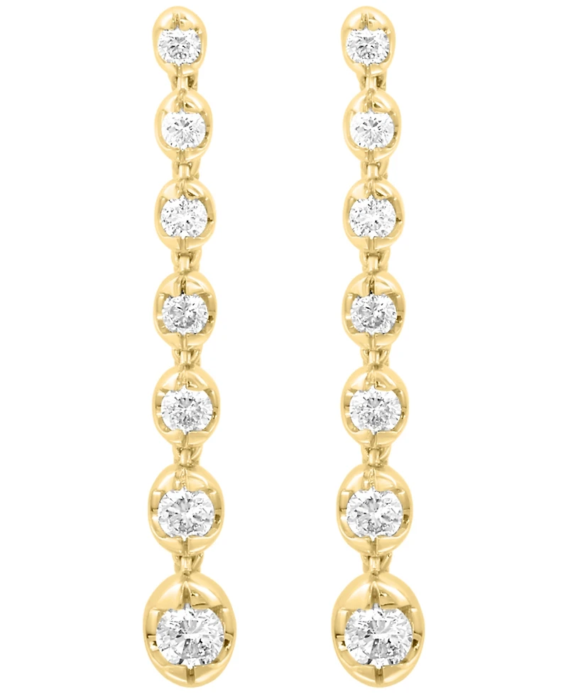 Effy Collection Diamond (1 ct. t.w.) Earrings in 14k Yellow Gold