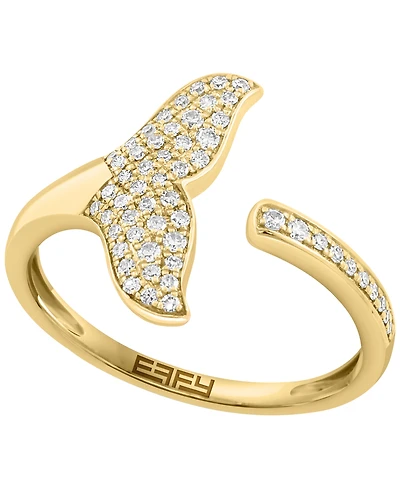 Effy Collection Diamond (1/5 ct. t.w.) Ring in 14k Yellow Gold