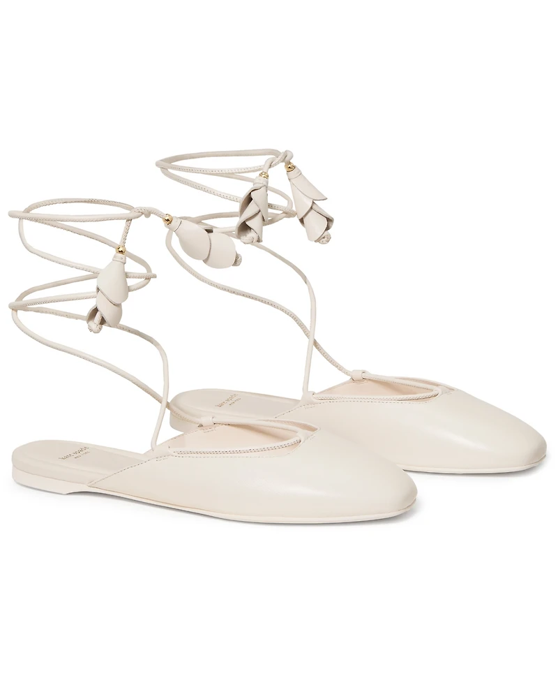 kate spade new york Women's Eloise Ankle Wrap Mule Flats