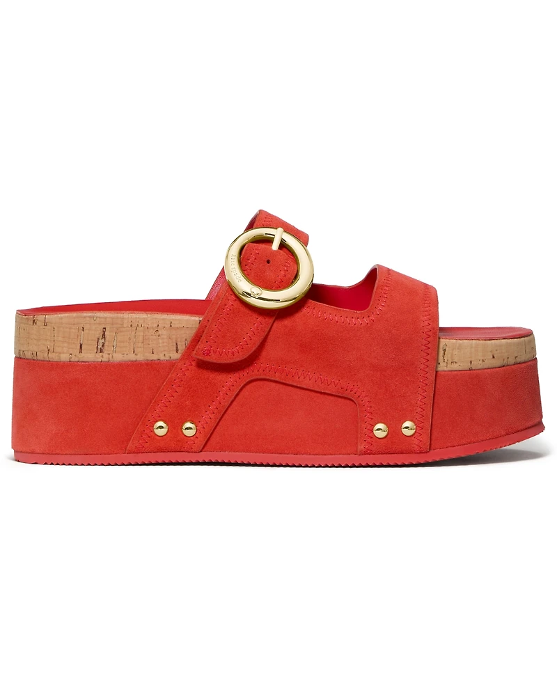 kate spade new york Women's Halo Platform Footbed Sandals
