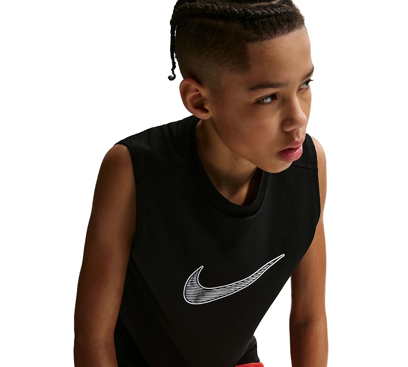 Nike Boys' Dri-fit Sleeveless Knit Tank Top