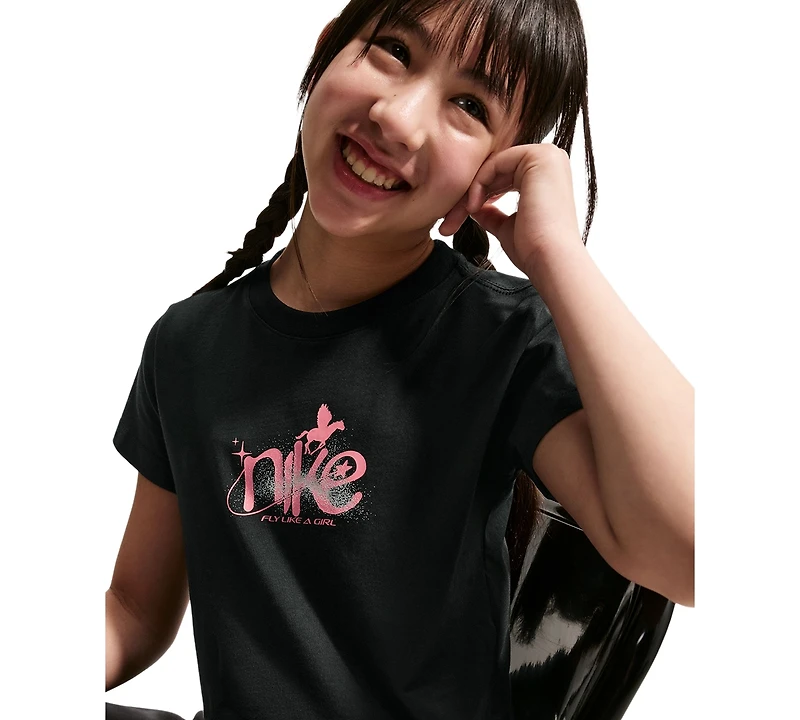Nike Sportswear Girls' Cropped Mod T-Shirt