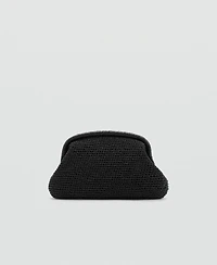 Mango Women's Lurex Clutch Bag