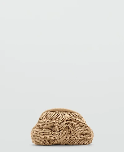 Mango Women's Natural Fibre Handbag