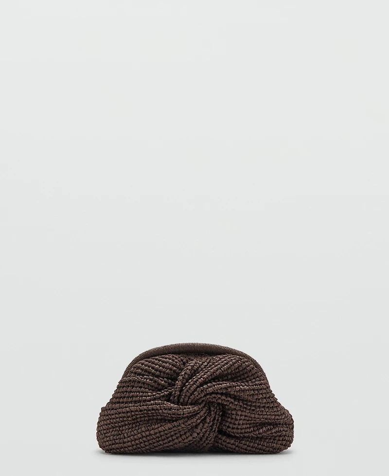 Mango Women's Natural Fibre Handbag