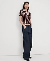 Mango Women's Knitted Polo-Neck Sweater