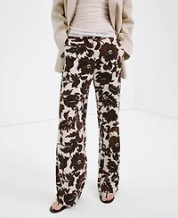 Mango Women's Floral Print Pants
