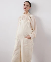 Mango Women's Maternity Denim Dungarees