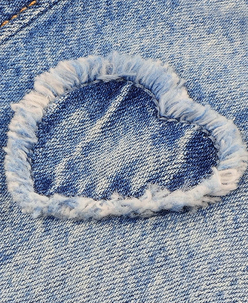 abercrombie kids Toddler Girls' Low Rise Hearts Baggy Jeans