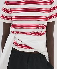 Mango Women's Knit Striped Sweater