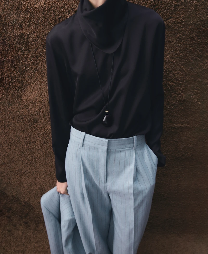 Mango Women's Pinstripe Suit Pants