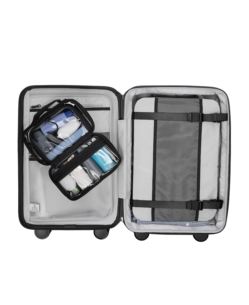 Travelpro Optima Carry-On Expandable Spinner and Toiletry Kit