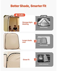 Gouun Sun Shade Sail Covers for 6 by 6 Feet Screen House Tent