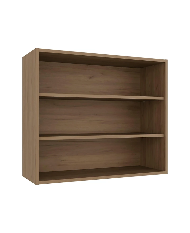 Fm Furniture Chinle Wall Cabinet in Melamine with Open Storage