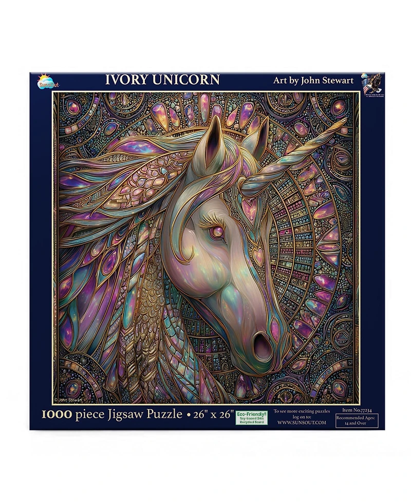 SunsOut Unicorn 1000 piece Jigsaw Puzzle for Adults