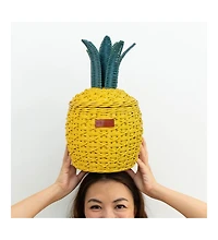 Momiji Pineapple Handcrafted Rattan Storage Basket