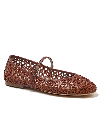 Lands' End Women's Woven Mary Jane Flats