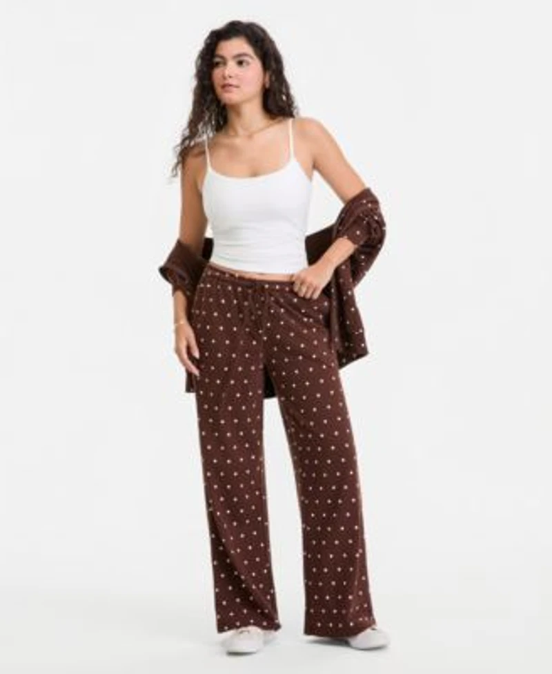 Rebel Veil Zippered Hoodie Wide Leg Pants