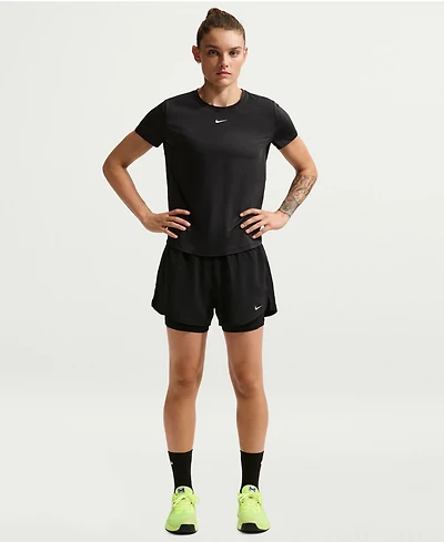 Nike One Women's Dri-Fit High-Waist 2-in-1 Shorts