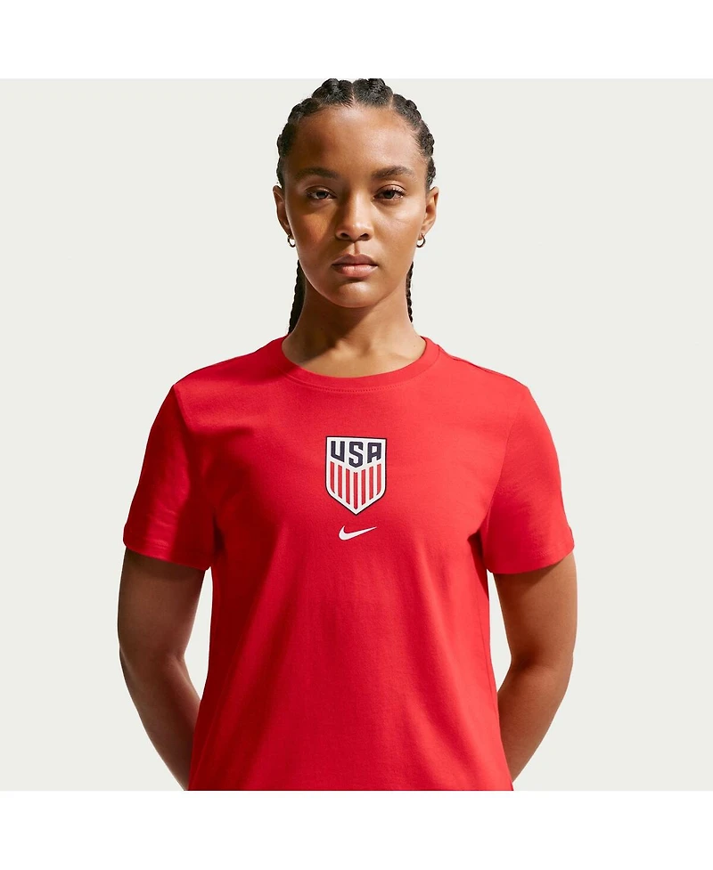 Nike Women's Red Usmnt Crest T-Shirt