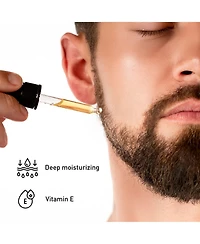 Pursonic Beard Care Grooming Kit, Micro Needle Derma Roller 0.5 mm, and Vitamin C Serum (3 fl. oz) Gift Bundle